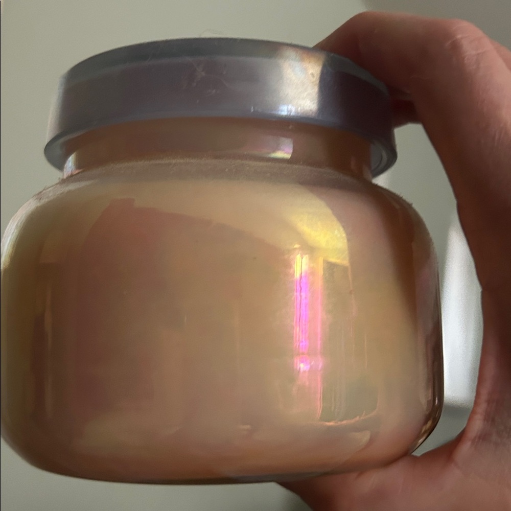 Anthropologie Peach to Cream Ombre Fragranced Candle